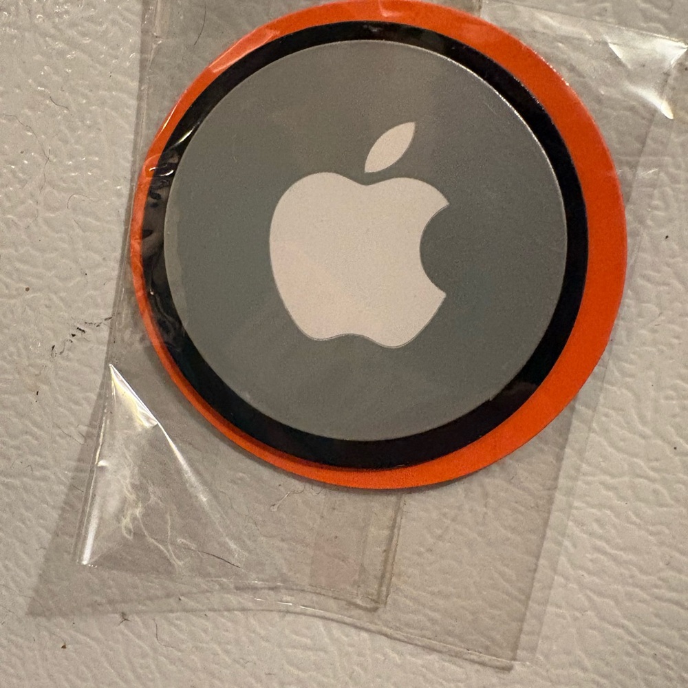 Official Apple Logo Magnets - 3 pack in Gray, Orange and Black
